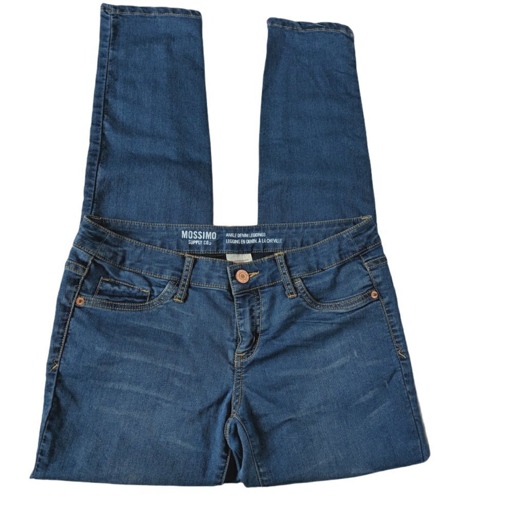 Mossimo Denim Ankle Leggings Size 5 Medium Wash